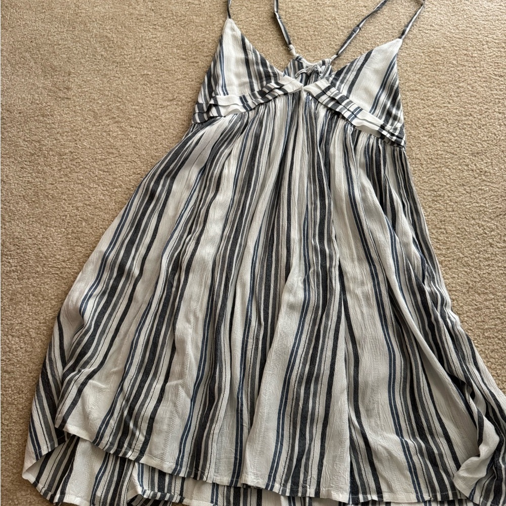 O'Neill Navy and White High Sundress NWT